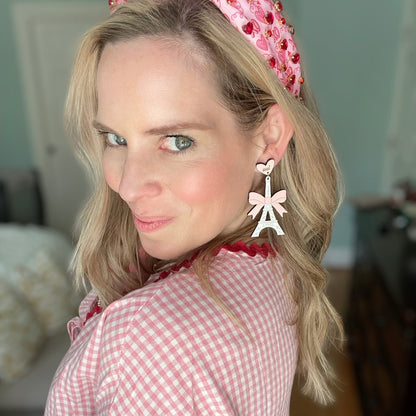 Eiffel Tower Bow Earrings