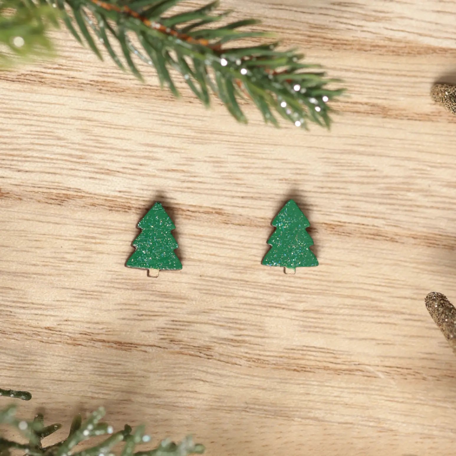 Christmas Tree Stud Earrings