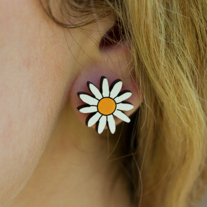 70s Daisy Studs