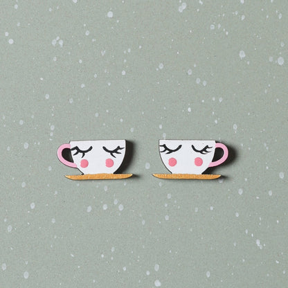 Tea Cup Studs