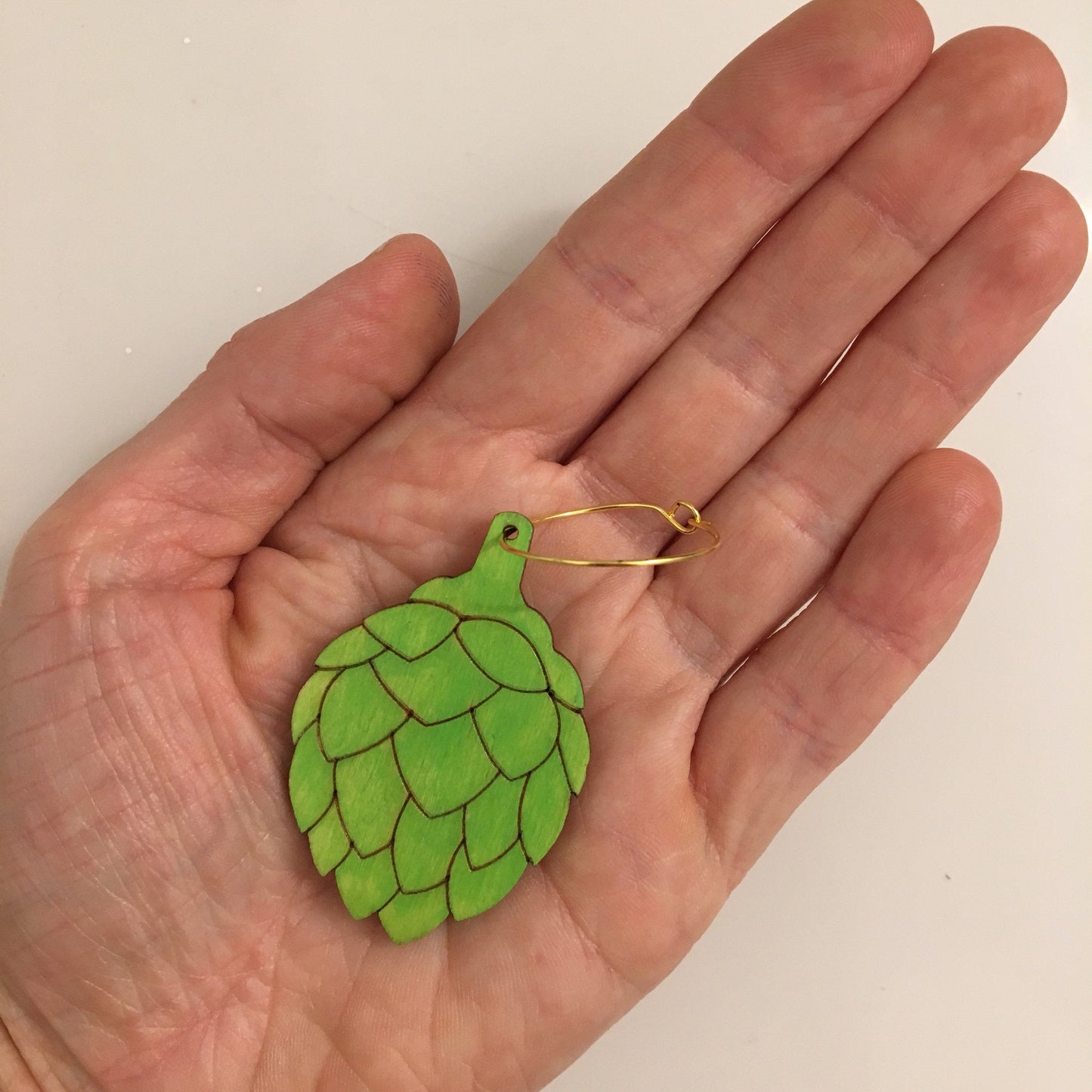 Artichoke Hoops Earrings