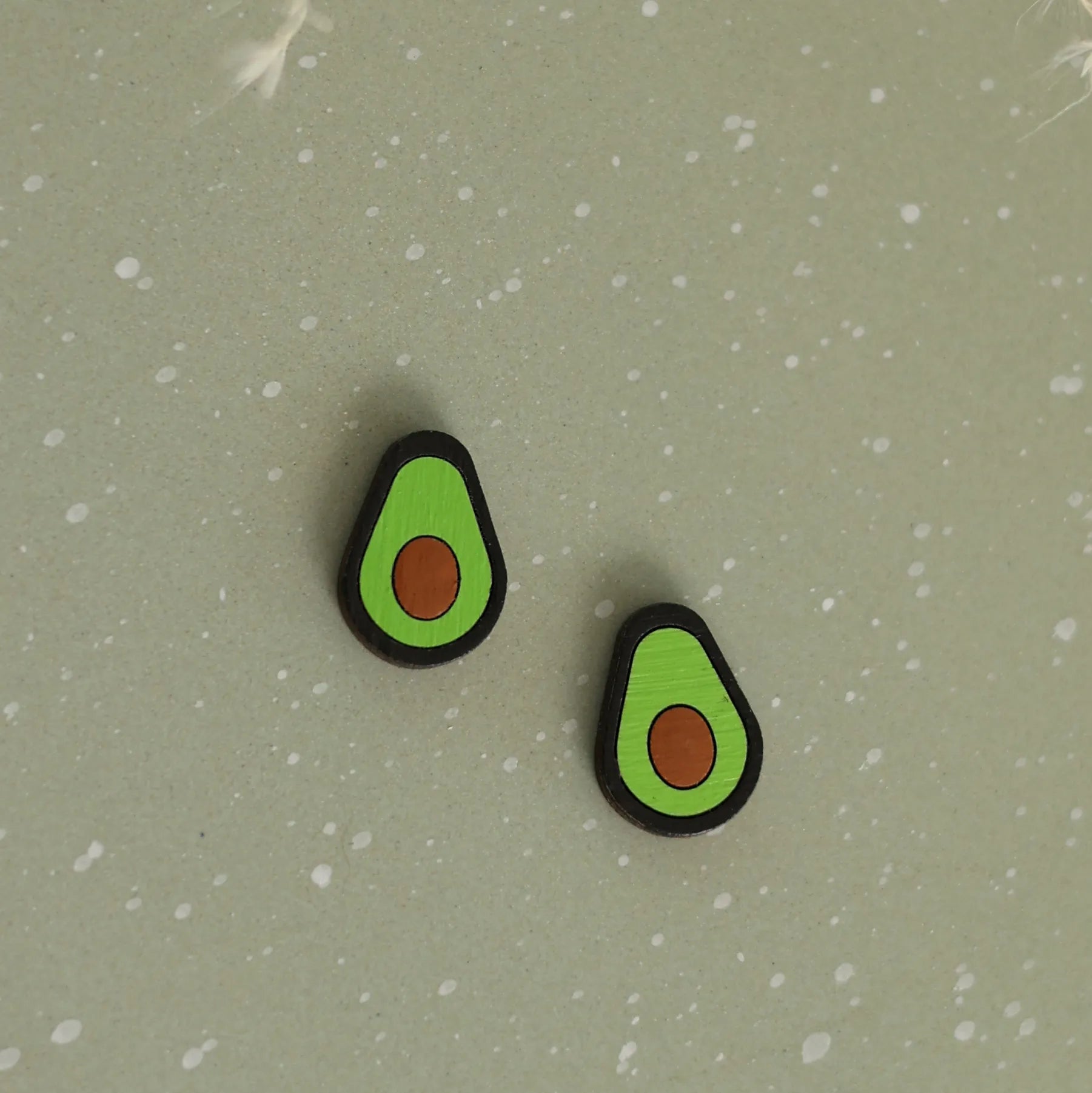 Avocado Stud Earrings
