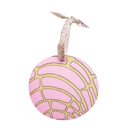 Pink Concha Holiday Ornament