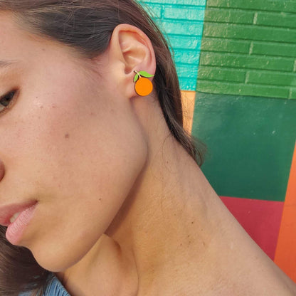 Tangerine Stud Earrings
