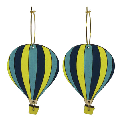Hot Air Balloon Earrings, Balloo Fiesta Earrings
