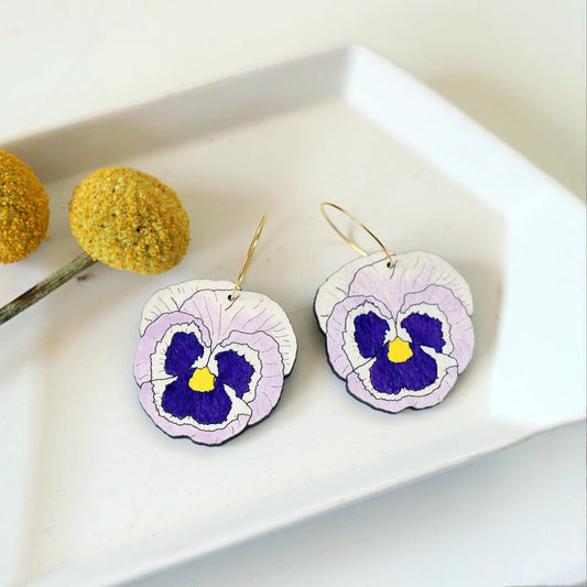Pansy Hoops