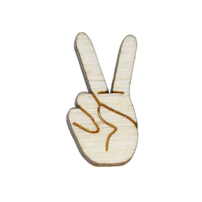 Peace Sign Studs Earring