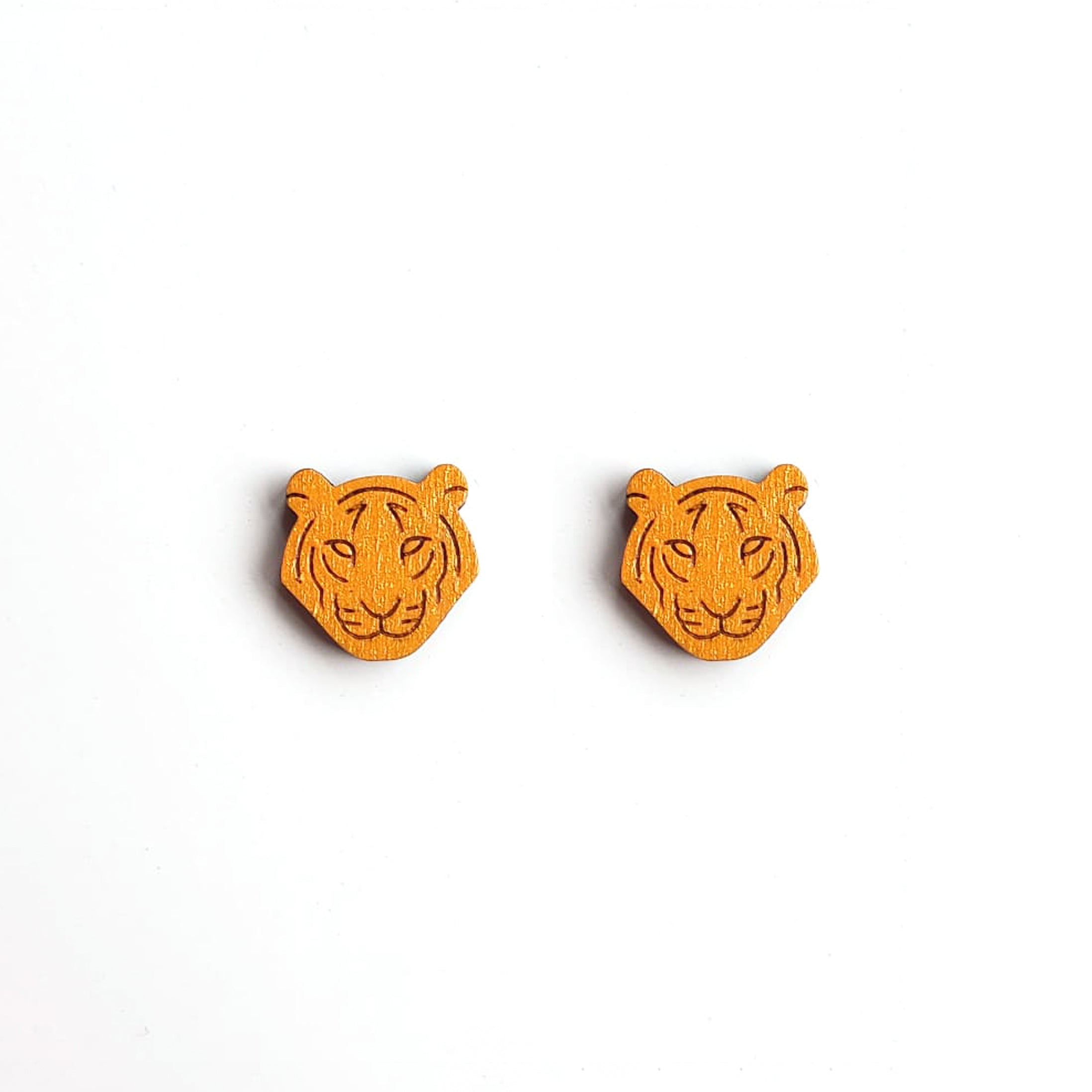 Tiger Stud Earrings