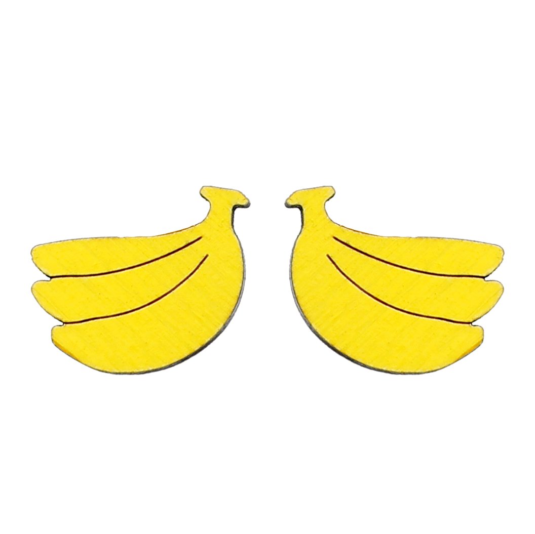 banana earrings