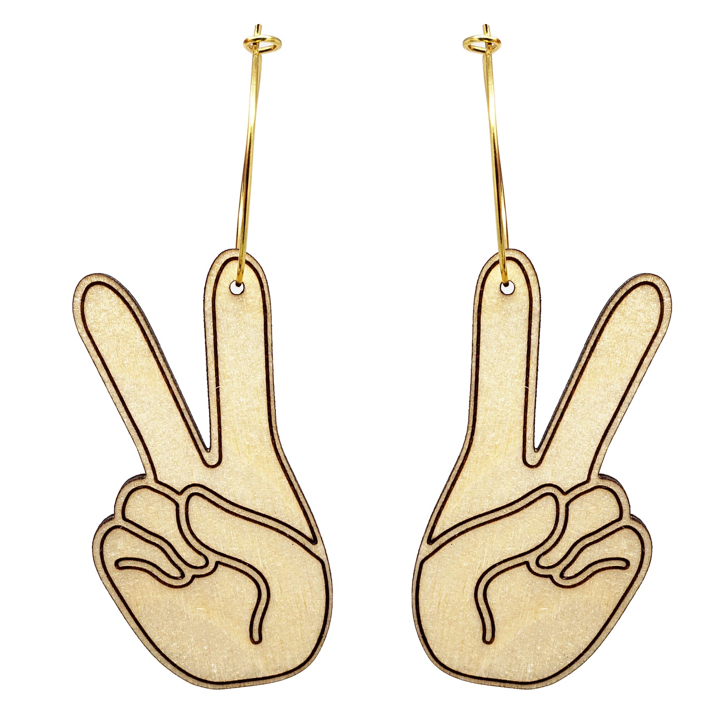 Peace Sign Pride Hand Hoops