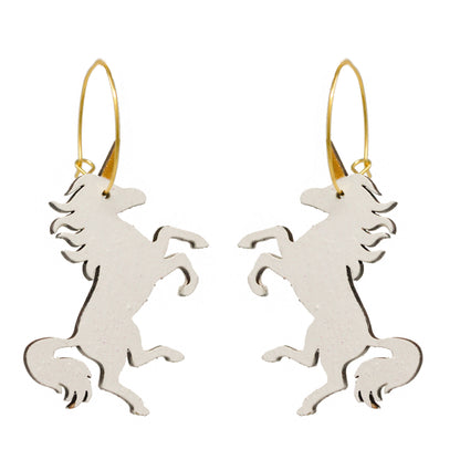 Unicorn Hoop Earrings